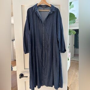 OSKA Denim Dress in 416 Wash / Pure Cotton Denim